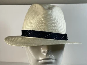 Goorin Bros Ivory Gr. M Fedora Paper Herren Hut nie getragen hat Falten - Bild 1 von 9