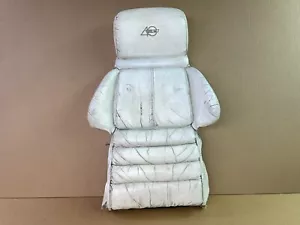 Corvette C4 Seat Back leather cover with foam GM OEM 93 40th Anniversary White - Picture 1 of 10