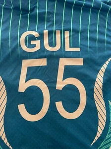 GREAT MATCH WORN AND SIGNED UMAR GUL T20I CRICKET SHIRT PAKISTAN BANGLADESH 2015 - Imagen 1 de 5