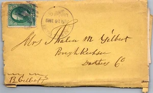 1882 Cornwall Bridge CT w/ Letter SCARE and EARLY Cancel (Cut 3 Sides) - L41900 - Picture 1 of 2