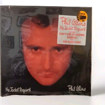 Phil Collins-No Jacket Required-Vinyl Record 81240-1 -New, Factory Sealed - 1985 - Image 1 of 2
