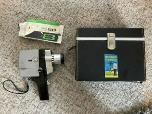 Yashica Super-8 50 Movie Camera with Black Carrying Case 