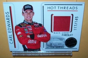 CARL EDWARDS 2007 PRESS PASS RACING PREMIUM RACE-USED FIRESUIT 117/145 MADE - Picture 1 of 1