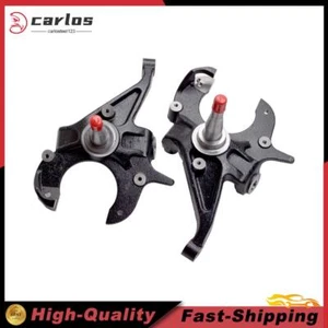 Par de husillos delanteros de caída de 2" se adapta al kit de reducción Chevy S10 GMC S15 Sonoma 1982-2004 - Imagen 1 de 7