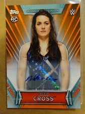 2019 Topps WWE Women's Division Nikki Cross Autograph Card Orange # / 50
