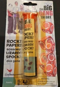 Big Bang Theory Rock Paper Scissors Lizard Spock Dice Game - Picture 1 of 2
