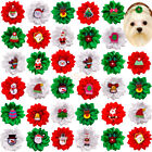 10/20/50Pcs Pet Dog Cat Christmas Hair Rope Puppy Bows Grooming Hair accessories