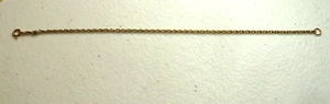 Vintage 9ct Gold Fine Rope Bracelet Approx 1.4g Not Scrap - Picture 1 of 7