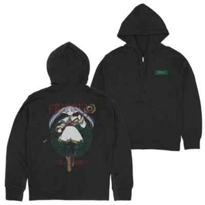 Frieren Beyond Jorney's End Hoodie Embroidery Black L Size Unisex Japan Cosplay - Picture 1 of 7