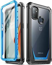 2-in-1 Case For OnePlus Nord N100 [Anti-Scratch Clear Back] Cover Blue