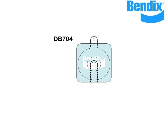 Bendix Brake Pad General CT For Jaguar XK150 59-60 3.8 164kw CP DB704 GCT Foto 1 de 1