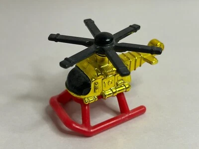 1996 Micro Machines Exploration Sea GOLD HELICOPTER by Galoob TFTP04 - Image 1 of 3