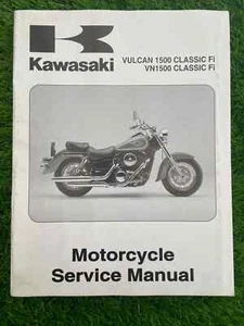 KAWASAKI VN 1500 VULCAN GENUINE WORKSHOP MANUEL Very Good Condition - Picture 1 of 11