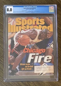 3. Juni 1996 Michael Jordan Chicago Bulls Sports illustriert CGC 8.0 - Bild 1 von 2