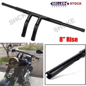 1 1/4'' 8" Rise T-Bars Handlebar Fit For Harley Sportster XL1200 Dyna Bar - Picture 1 of 11