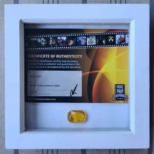 Pirates Of The Caribbean Amber Gem Film Movie Prop Warehouse With COA - Imagen 1 de 3