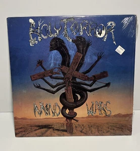 Holy Terror Mind Wars Vinyl Record w/ Promo Roadracer RR 9522 Original 1988 - Picture 1 of 11