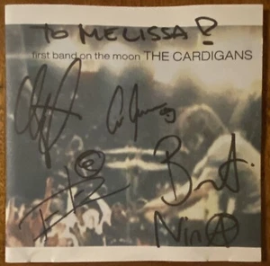 The Strickjacke First Band On Moon 1996 US Handsigniert CD Unterzeichnet (5) - Bild 1 von 3