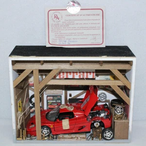 IMPRESIONANTE La Ruée vers l’Art "Street to Art" Ferrari Garage Shadow Box ~ Certificado - Imagen 1 de 12