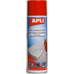 Bombe d'air - Gaz dépoussiérant pour clavier ordinateur - 400 ml - Apli - Photo 1/1