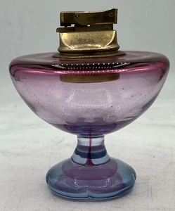 Rare Modern Murano Purple & Blue Art Glass Smoking Lighter A Seguso - Picture 1 of 19
