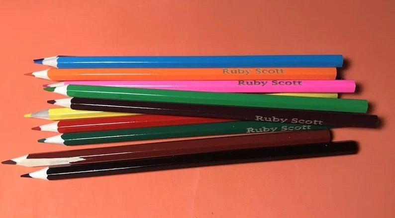 Personalised Wooden Colouring Pencils Pack Of 30 - Image 1 of 1
