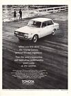 Vintage automobile Print car ad Toyota Corona Pretend it's very expensive 1969 