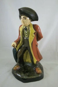Keramik Figur Mann mit Hut & Schirm G. Wehling Soufflenheim Frankreich - Bild 1 von 12