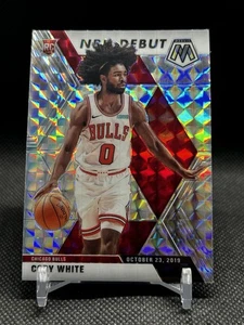 2019-20 Panini Mosaic Coby White Silver Mosaic #264 RC Chicago Bulls 🔥🏀🔥 - Picture 1 of 2
