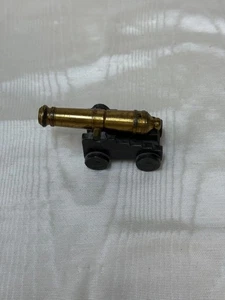 Cañón de juguete réplica miniatura de hierro fundido con barril de latón MFCO 1/0 3" de colección - Imagen 1 de 4