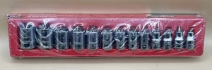 SNAP ON 313TWYA 13PC 1/2" DRIVE SAE CHROME 6PT SHALLOW SOCKET SET (MVP033712) - Picture 1 of 3