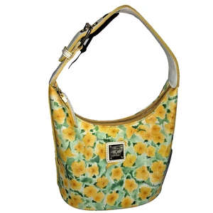 Bolso Cubo Floral Petunia Amarilla DOONEY & BOURKE ¡Papeles Registro Incluido! - Imagen 1 de 24