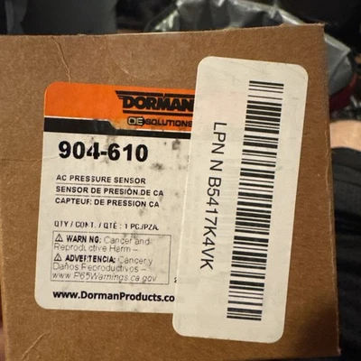 Sensor de pressão Dorman 904-610 compatível com modelos Ford Lincoln Mazda Mercury - Imagem 1 de 3