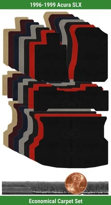 Juego de alfombrillas Lloyd Custom Velourtex para Acura SLX 1996-1999 (4 piezas) #4F Foto 1 de 4
