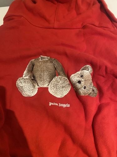 felpa con cappuccio zip palm angels bambino taglia 10