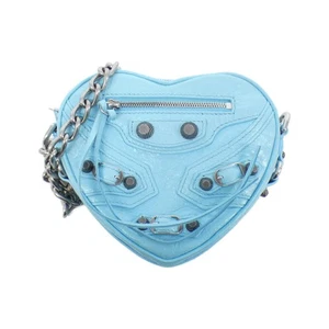 Authentic BALENCIAGA   CAGOLE Heart mini Bag 722781 1VG9Y Shoulder bag  #260-... - Picture 1 of 10