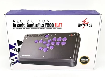 NEW Mayflash Multi-Purpose F500 FLAT All Button Arcade Controller - Image 1 of 4