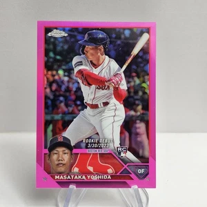 Masataka Yoshida 2023 Topps Update Chrome PINK REFRACTOR #USC174 Red Sox RC - Picture 1 of 2