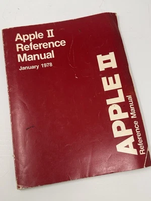 Apple II Reference Red Manual January 1978 Vintage Computer Book - Image 1 of 4