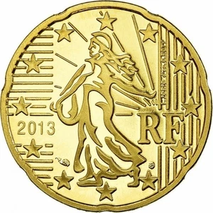 Seltene 20 Cent Münze Frankreich France 2013 RF Säer Motiv Victory Wertvoll - Bild 1 von 2
