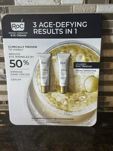 NEW RoC Retinol Correxion Line Smoothing Eye Cream, 0.5 Ounce (Pack of 2) - Picture 1 of 9