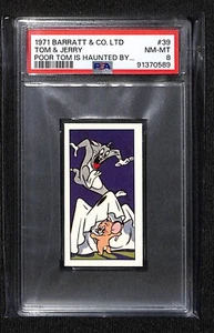 Barratt & Co Ltd 1971 Tom and Jerry # 39 pobre Tom está embrujado por PSA 8 tabaco - Imagen 1 de 2