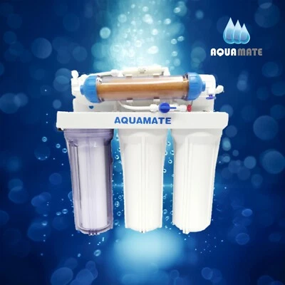 5 Stage RO DI resin reverse osmosis water filter system 50/75/100/150 GPD - Image 1 of 4