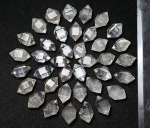 76.3g 38pcs AAAA++Top Quality Herkimer Diamond Crystal Quartz  Double Specimen - Picture 1 of 8