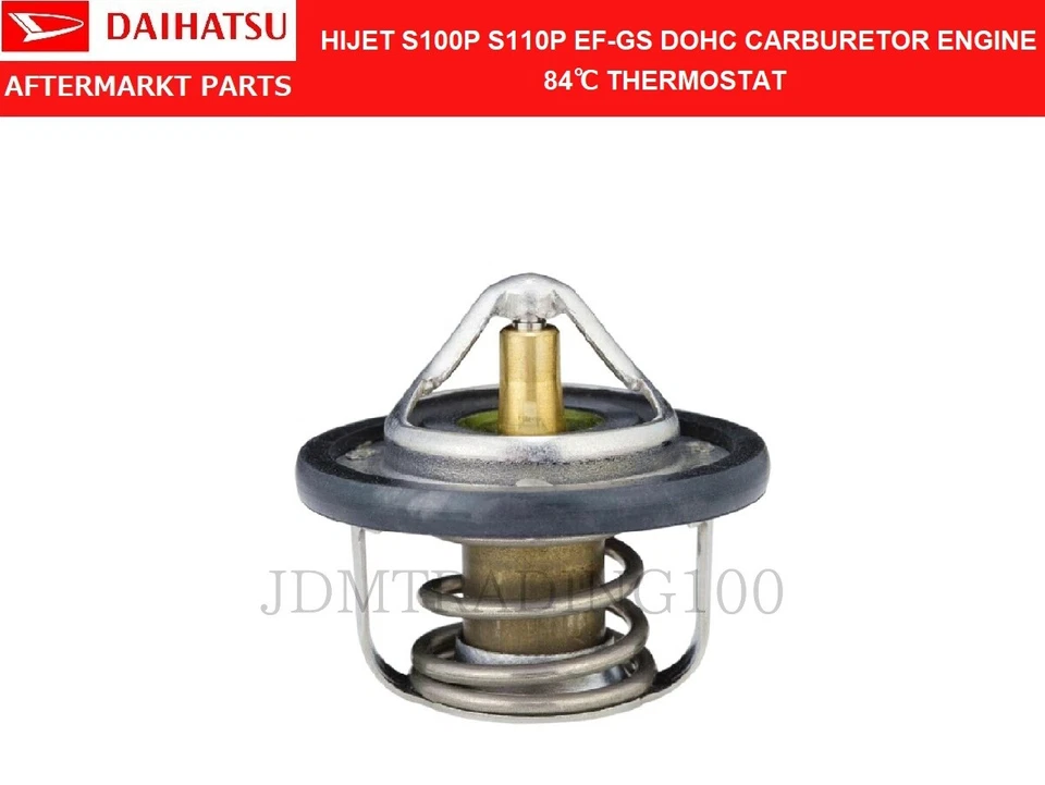 DAIHATSU HIJET S100P S110P THERMOSTAT WITH GASKET EF-GS DOHC MODEL 84℃ OPEN  - Image 1 of 4