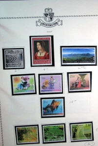 Liechtenstein Briefmarke Scott# 1369-70,1371-74,1375-77,1393 postfrisch in Mount 2007 L644 - Bild 1 von 1
