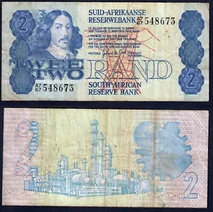 South Africa 2 Rands banknote "G.P.C. de Kock" 1981-90. Fine Condition!! - Picture 1 of 1