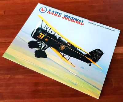 AAHS JOURNAL: VOL 51, NO. 2 SUMMER 2006 AIRCRAFT REFERENCE AVIATION MAGAZINE - Image 1 of 4