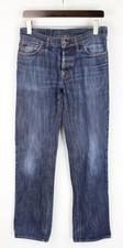 HUGO BOSS HB31 Jeans Men W31/L34 Straight Fit Whiskers Fade Effect Button Fly