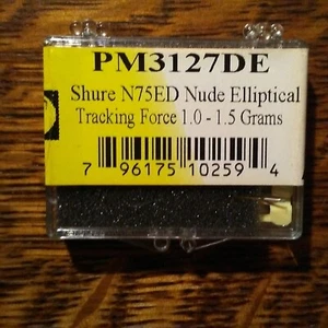SHURE N75ED Type II  EVG NUDE ELLIPTICAL DIAMOND STYLUS PM3127DE  SEALED&NEW!!!! - Picture 1 of 2